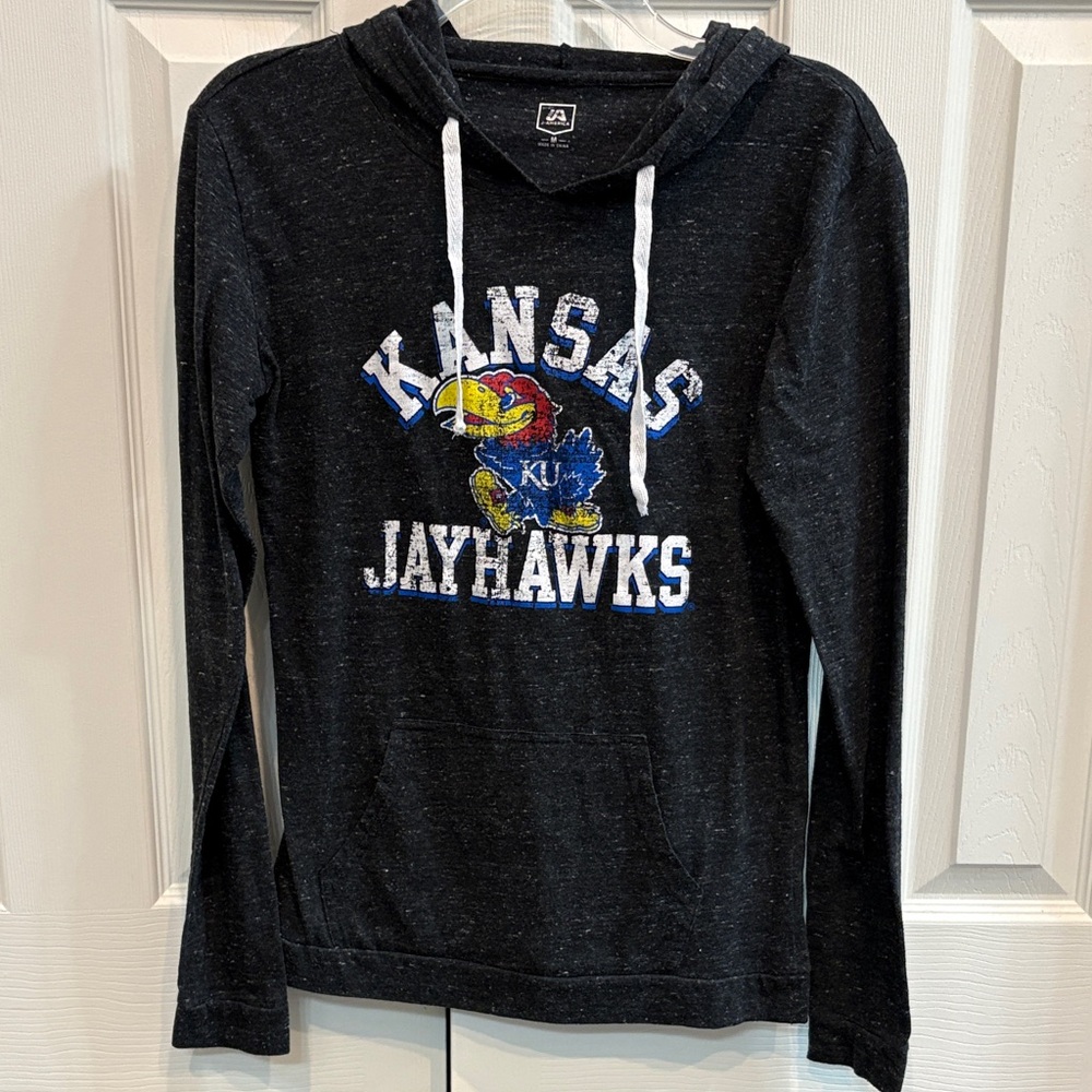 Kansas Jayhawks Black Hooded Sweatshirt